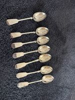 7 Plated Tablespoons. Non Matching But Very Similar