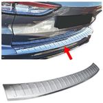 Chrome Rear Bumper Protector BRUSHED S.STEEL For Ford KUGA MK3 2019 ONWARDS