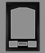 Diy  Shirt Frame Tombstone style with free metal Personalised plate