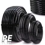 10-50M Garden hose 6 8 12mm Black PE Drip Irrigation Pipe 3/8 1/4" Watering Tube