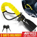 Car Steering Wheel Lock to Seat Belt Anti-Theft Handbag Lock Device Adjustable