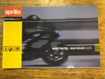 NEW APRILIA WARRENTY + SERVICE BOOK