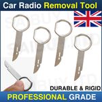 4 PCS Radio Stereo Removal Release Tool Pin Keys Set VW Audi Ford Mercedes Skoda