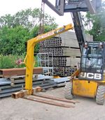 CRANE FORKS 2 TON MAX SWL SUIT HIAB, ATLAS ETC, HEIGHT & WIDTH ADJUSTABLE 