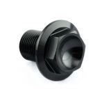 Titanium Front Spindle Bolt M18 x 1.5mm Black | Pro-Bolt