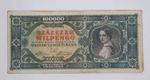 1946 Magyar Nemzeti Bank, Hungary - 100000 Pengo Banknote Serial No. B003 063593