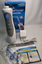 Waterpik Cordless Plus Rechargeable Water Flosser White WP-450UK Unused 