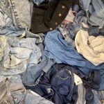 Denim Dungarees Mix for Rework & Crafts - £4/KG Used Clothing Wholesale Bundle