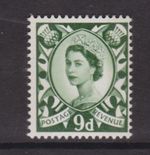  GB 1970 Regionals~Scotland~sg-s12~9d Bronze Green~Unmounted Mint~UK  