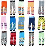 Baby Cotton Rich Non-Slip Tights Assorted Designs Boys Girls 0-6 & 6-12 Months