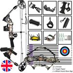 Archery Compound Bow Set 20-70lbs Arrow Hunting Package Adult Shooting Target