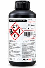 AGFA Anapurna 1501 Black UV Ink 4PO7P Genuine 1 Litre New Exp 01/2028