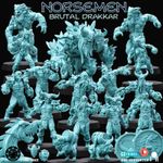 Norse Brutal Drakkar Fantasy Football Team  - ROP