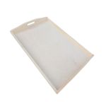 Extra Large Wooden Serving Tray, Set from 1 to 10, 60 cm Long, - Unpainted