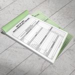 WASTE TRANSFER NOTE / DUTY OF CARE / TIME SHEET DUPLICATE PAD - STAY COMPLIANT