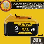 9.0Ah DCB184 18V 9000mAh XR Li-ion Slide Battery DCB183 DCB182 For DEWALT DCB200