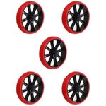 5 Count Trolley Replacement Parts Wheels for Cart Front Assembly Wheelchair