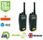MOTOROLA DP3600 VHF 5 WATT DMR WALKIE-TALKIE TWO WAY RADIOS x 2 FREE EARPIECES