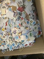 Kiloware stamps franked trimmed 1kg unfranked up to value of price paid  c below