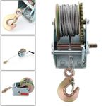 600lb Manual Boat Marine Trailer Hand Powered Winch with 8m Wire Cable + Hook