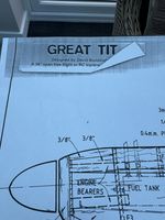 Free Flight Or RC Great Tit By David Boddington, Biplane