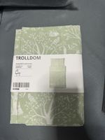 New Ikea Trolldom Baby Toddler Duvet Cover Bedding Set 100% Cotton Animal Print