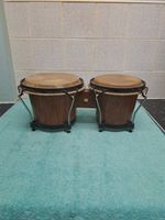 BONGOSET Street Life Music,lovely Wooden And Metal Drums
