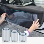 Clear Paint Protection Film Vinyl Wrap Self Adhesive for Car Bike 15cm x 3m