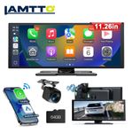 11.26" Wireless CarPlay Screen with 2.5K Dash Cam Portable Car Stereo Radio