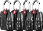 Fosmon TSA Accepted Luggage Locks (4-Pack), Open Alert Indicator TSA Locks 3