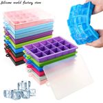 Large Ice Cube Tray Silicone Ice Mold 15 Grid 24 Grid UK