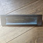 Antique Brass Letter Box Plate Victorian Door Letter Flap 