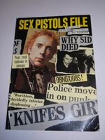 The Sex Pistols File Book by  Ray Stevenson. 4th print - 1980.