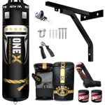 Adult Kickboxing Bag, Filled Punching Bag, MMA, Boxing Mitts Adult Boxing Set