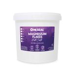 Hexeal MAGNESIUM FLAKES | 2.5kg Bucket |100% Pure| Bath Soak| Magnesium Chloride