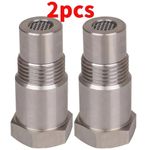 2X Oxygen O2 Lambda Sensor Catalytic Converter Check Fix CEL Spacer Adapter Plug