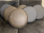 ***REAL LEATHER***Stool Top Replacement  (multiple Colours Available)