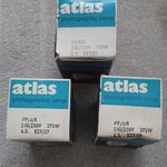 3 Original Atlas PP/3/R Photoflood Reflector Bulb 375W 240/250V E27 Edison Screw
