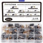 54PCS Electric Motor Carbon Brushes for Electric Hammer Drills and Angle Grinder