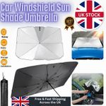 Car Windshield Sun Shade Umbrella – UV Protection Foldable Front Window Visor