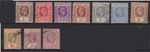 (F36-75) 1912-21 Leeward Islands part set of 10stamps KGV 1/4d to 6d (BY) (DS23)