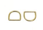 38mm Solid Brass D-Rings Horse Reigns Leather Hardware Dog Lead Collars x1 - x50