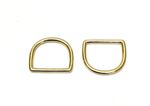 38mm Solid Brass D-Rings Horse Reigns Leather Hardware Dog Lead Collars x1 - x50