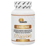Choline 500 mg – Tablets – Liver Health, Memory & Cognitive Support – Sowelo