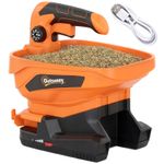 Outsunny Cordless Spreader, 3.3L Handheld Seed Spreader with Adjustable Flow