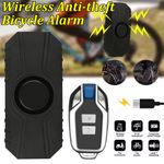 Bicycle Motorcycle Bike Safe Security Alarm Remote Wireless Anti-Theft Vibration