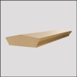 3x Fluted Wall Copings 900mm x 300mm Cast Stone, 3 Colours Free UK Mnld Delivery