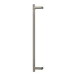 UAP 1200mm Slim Door Pull Handle Offset T-Bar with Fixing, Satin Stainless Steel