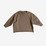 The Simple Folk Sweatshirt Organic Cotton Brown Soft Long Sleeve