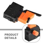 Adjustable AC 250V 6A Drill Trigger Switch FA2/61BEK Plastic and Metal Housing